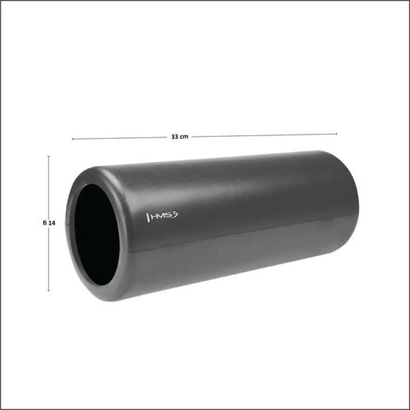 Treniruočių volas HMS FS111, grafito spalvos, 33cm
