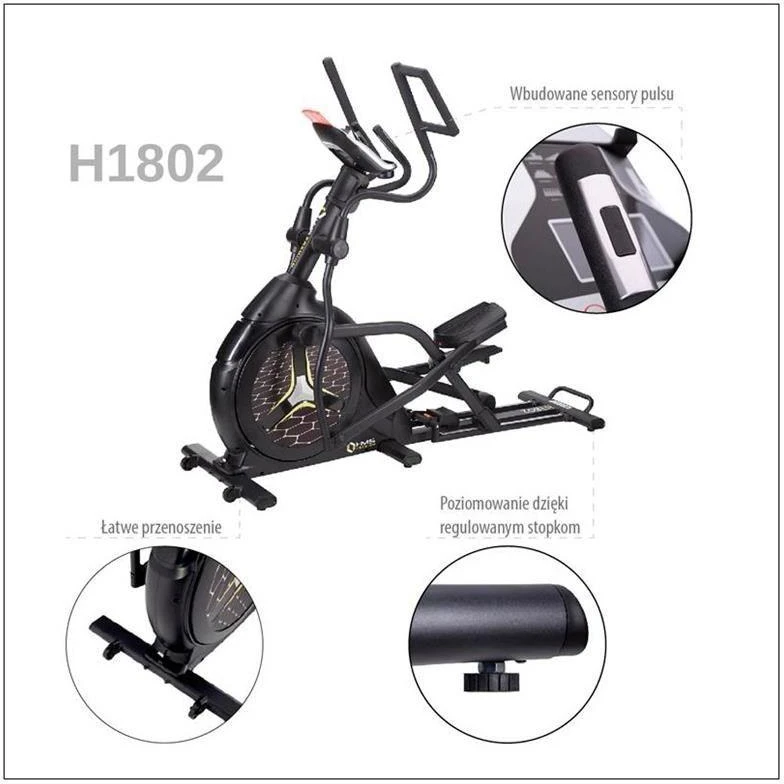 Magnetinis elipsinis treniruoklis HMS Premium H1802 pusiau komerciniam naudojimui