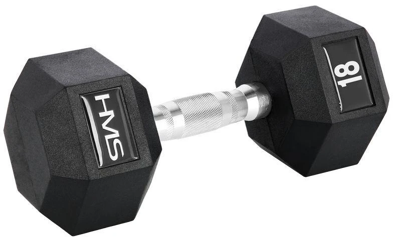 Hantelis HMS Hex Pro - 18 kg
