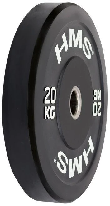 Olimpinis guminis svoris HMS BBR juodas - 20 kg