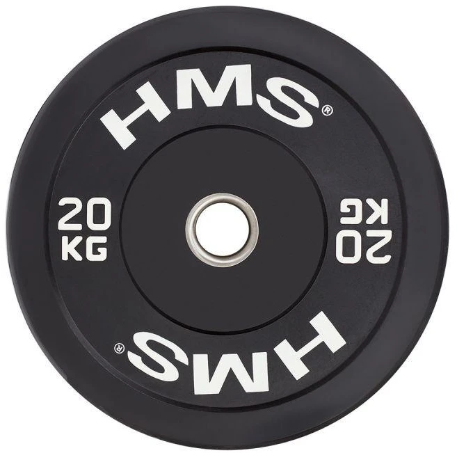 Olimpinis guminis svoris HMS BBR juodas - 20 kg