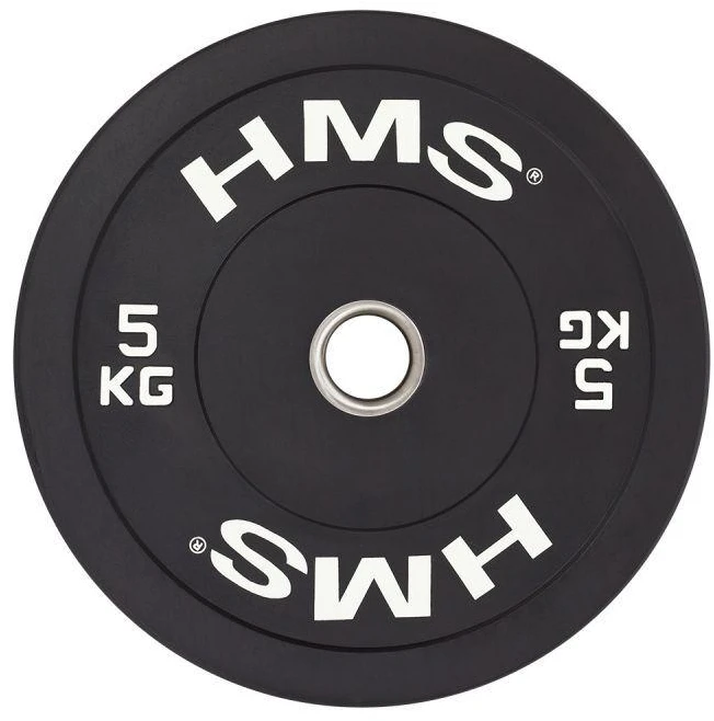 Olimpinis guminis svoris HMS BBR juodas - 5kg