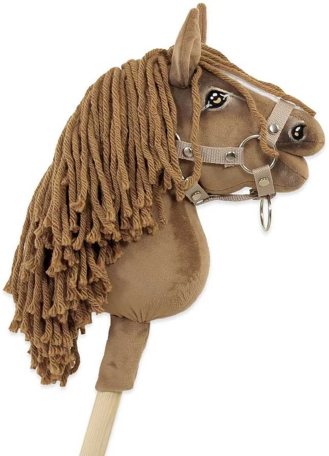 Hobby Horse lazdelinis arkliukas Premium šviesiai kaštoninis A5