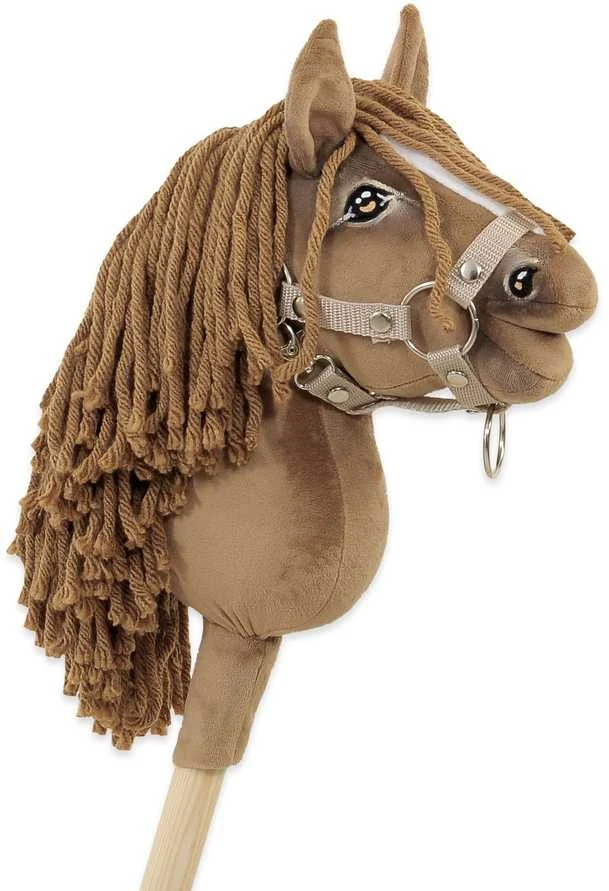 Hobby Horse lazdelinis arkliukas Premium šviesiai kaštoninis A5