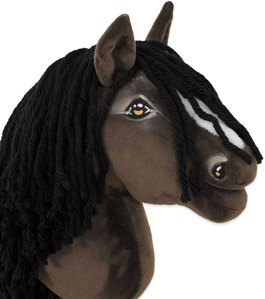 Hobby Horse lazdelinis arkliukas Premium tamsaus bėro atspalvio A5