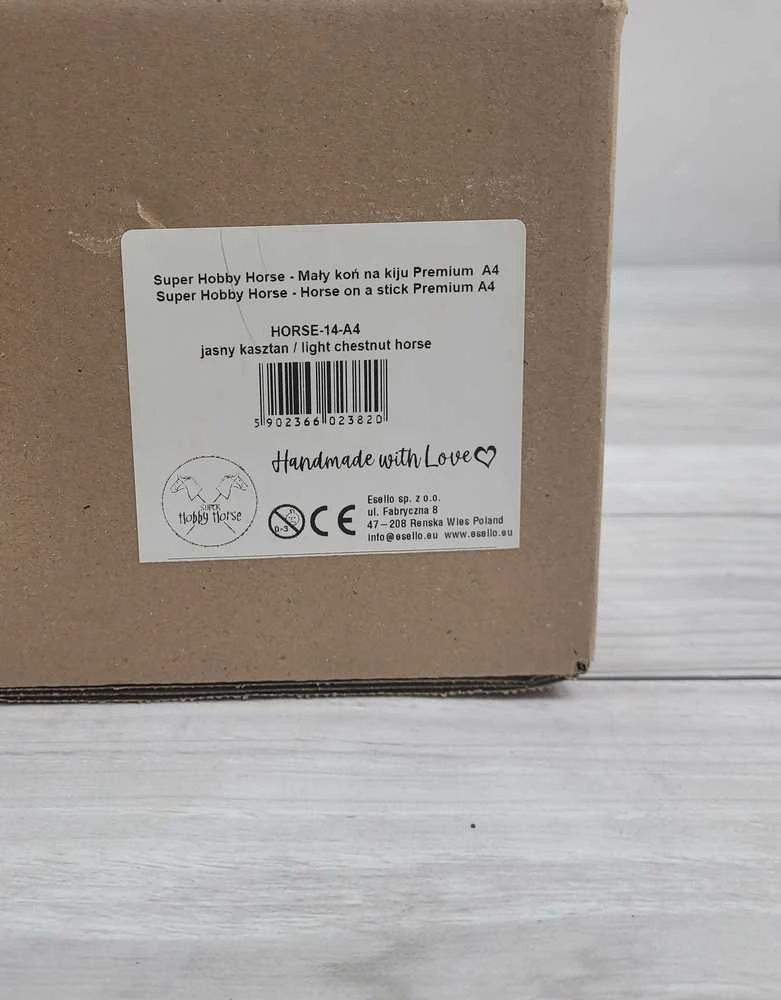 Super Hobby Horse Hobby Horse lazdelinis arkliukas Premium šviesiai kaštoninis A4
