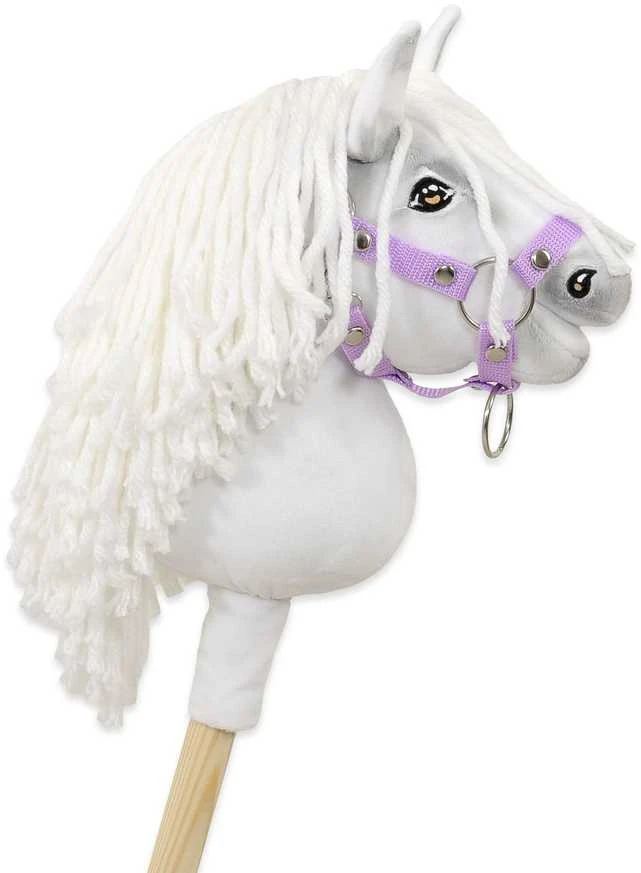 Hobby Horse lazdelinis arkliukas Super Premium baltas A5