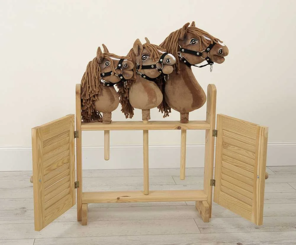 Hobby Horse lazdelinis arkliukas Super Premium baltas A5