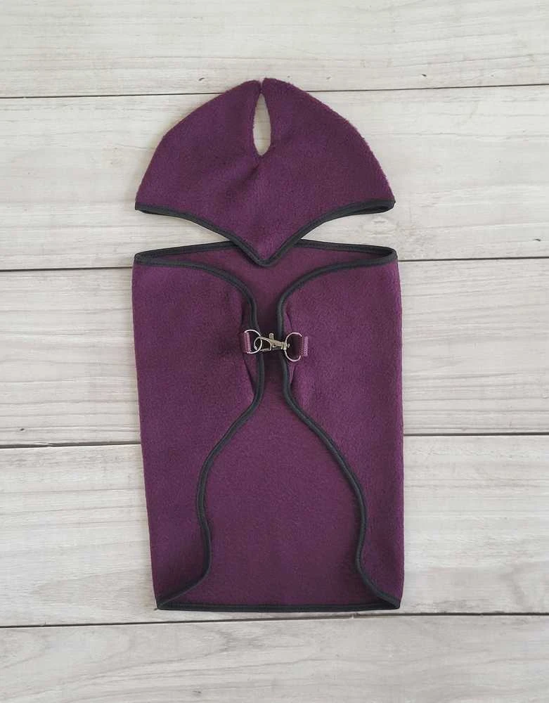 Hobby Horse rinkinys: violetinis pledas ir ausinukai