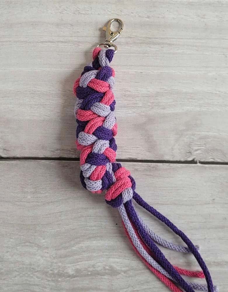 Hobby horsing pavadėlis, tamsiai rožinė/violetinė