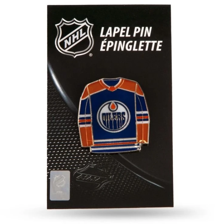 Hokejo marškinėlių formos metalinis ženkliukas Inglasco NHL Jersey