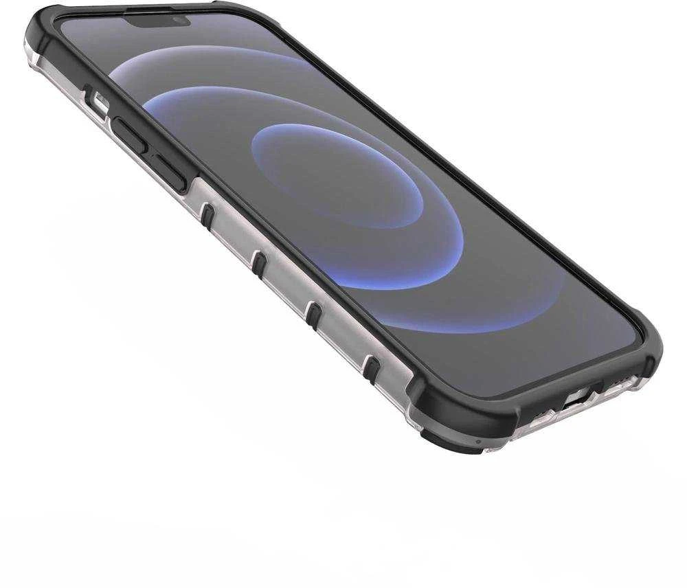 Hurtel Honeycomb dėklas skirtas iPhone 13 Pro, skaidrus