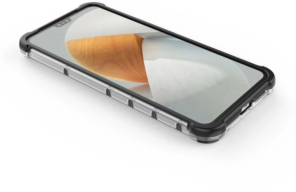 Hurtel Honeycomb dėklas skirtas Vivo V23 5G, juodas