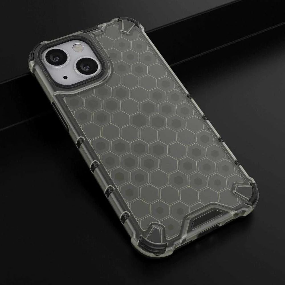 Hurtel Honeycomb dėklas skirtas iPhone 13 mini, juodas