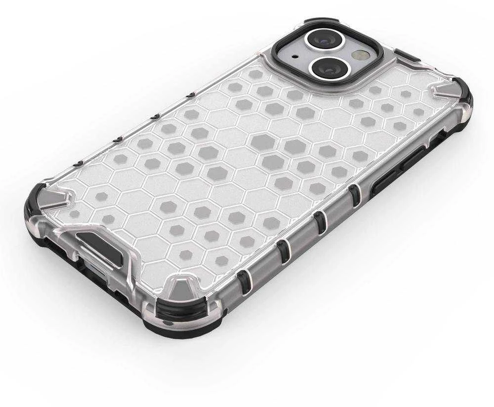 Hurtel Honeycomb dėklas skirtas iPhone 13 mini, skaidrus