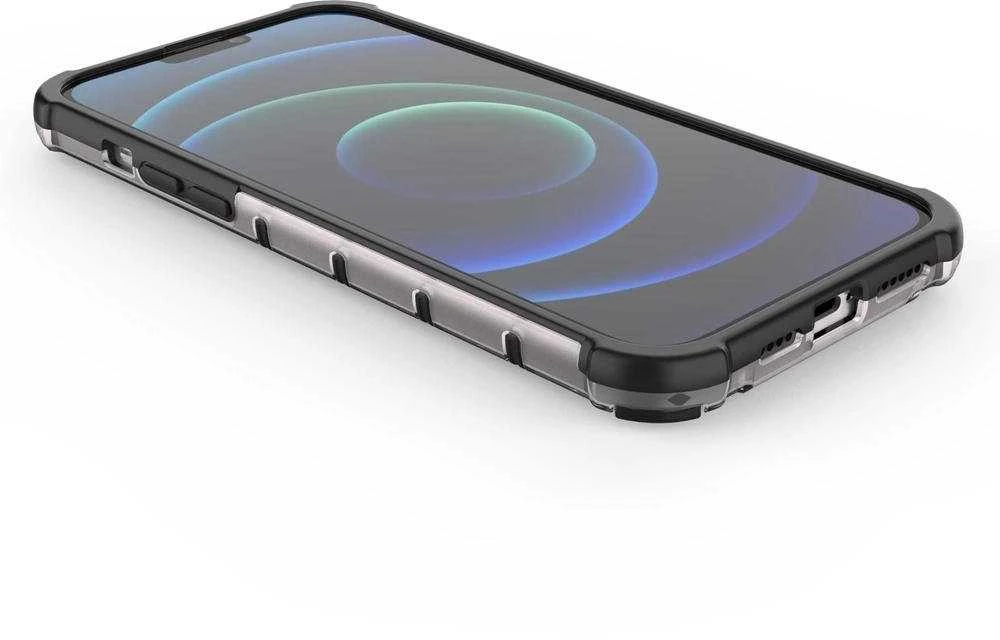 Hurtel Honeycomb dėklas skirtas iPhone 13 Pro Max, juodas