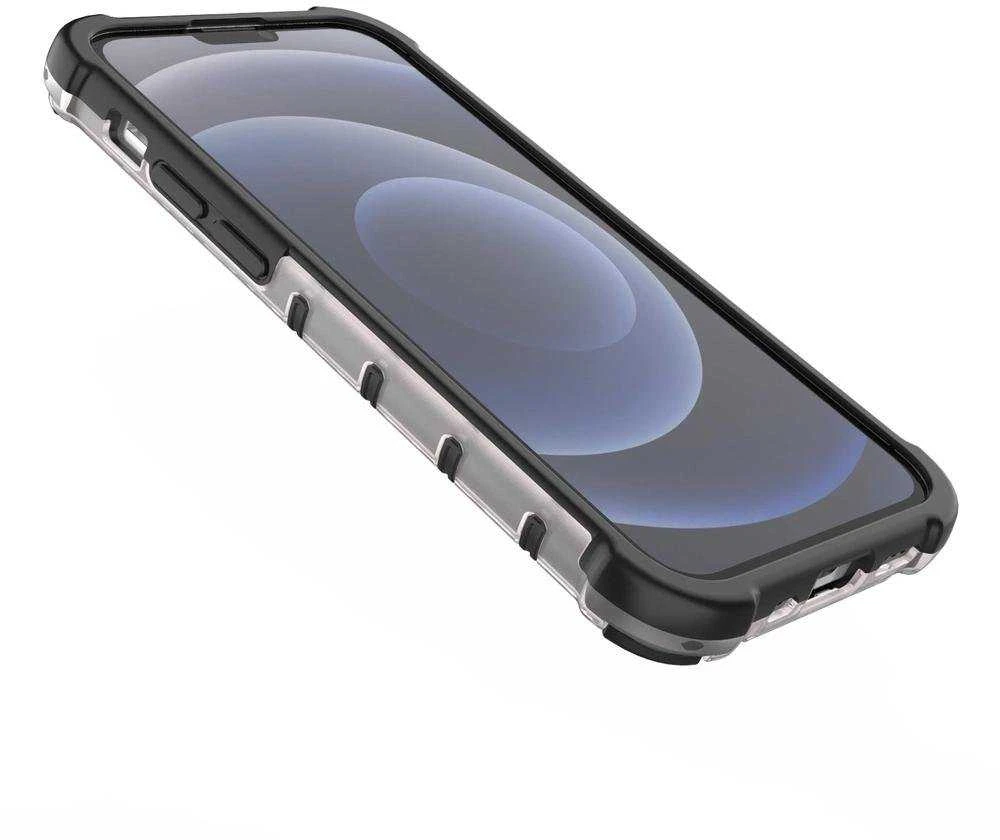 Hurtel Honeycomb dėklas skirtas iPhone 13 mini, juodas