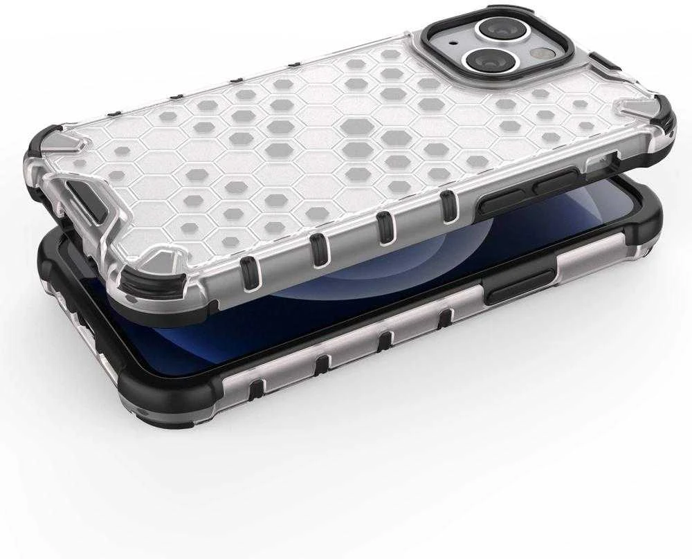 Hurtel Honeycomb dėklas skirtas iPhone 13 mini, žalias