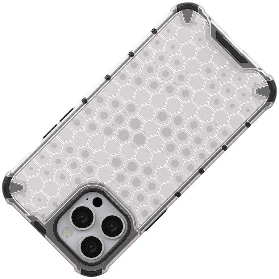 Hurtel Honeycomb dėklas skirtas iPhone 13 Pro Max, mėlynas