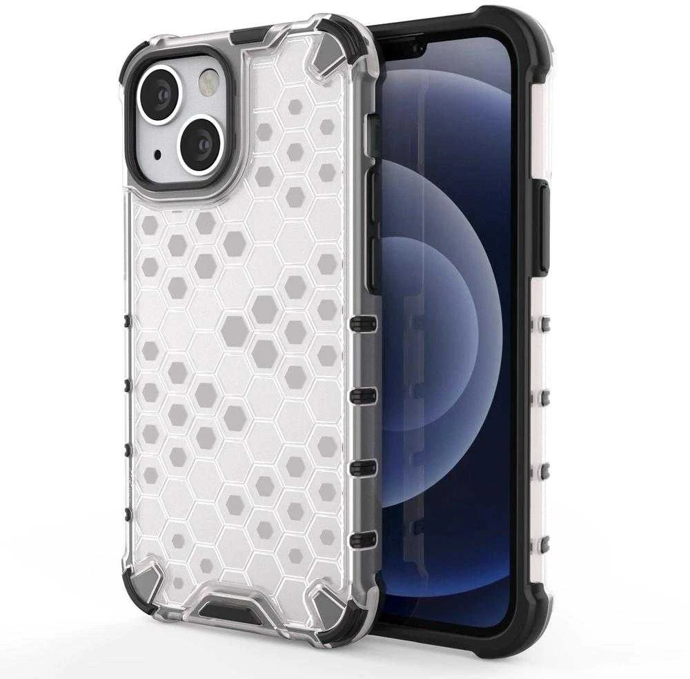 Hurtel Honeycomb dėklas skirtas iPhone 13 mini, skaidrus