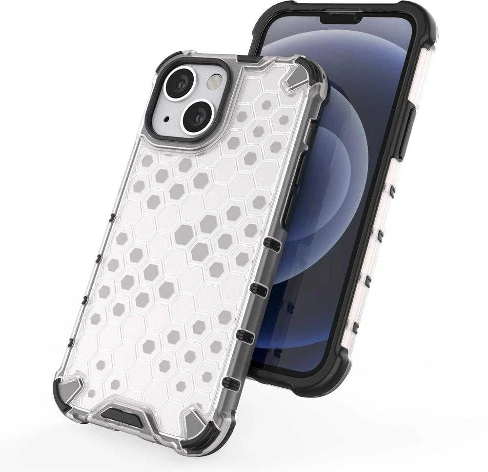 Hurtel Honeycomb dėklas skirtas iPhone 13 mini, žalias
