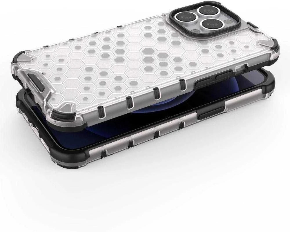 Hurtel Honeycomb dėklas skirtas iPhone 13 Pro, mėlynas