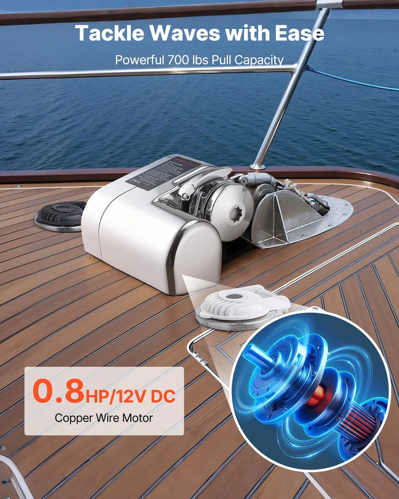 VEVOR Horizontali inkaro gervė, 12V DC, 600W