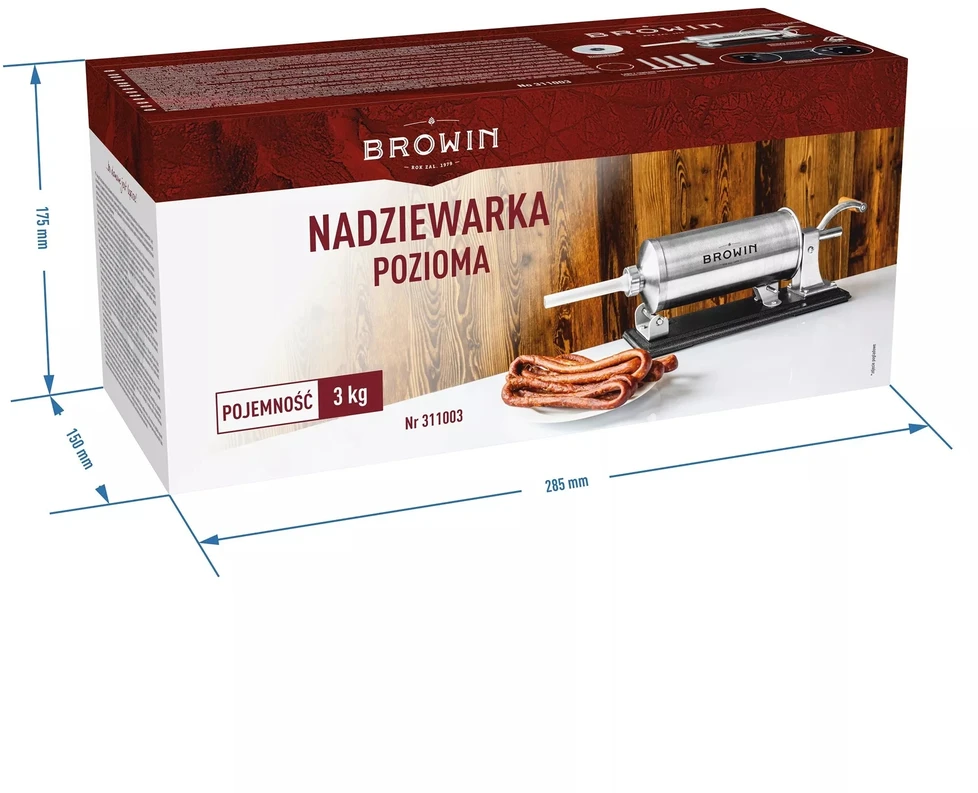 Horizontalus dešrelių kimštuvas 3kg