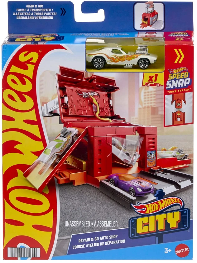 Mattel Hot Wheels City Play and Go trasa (atsitiktinis rinkinys)