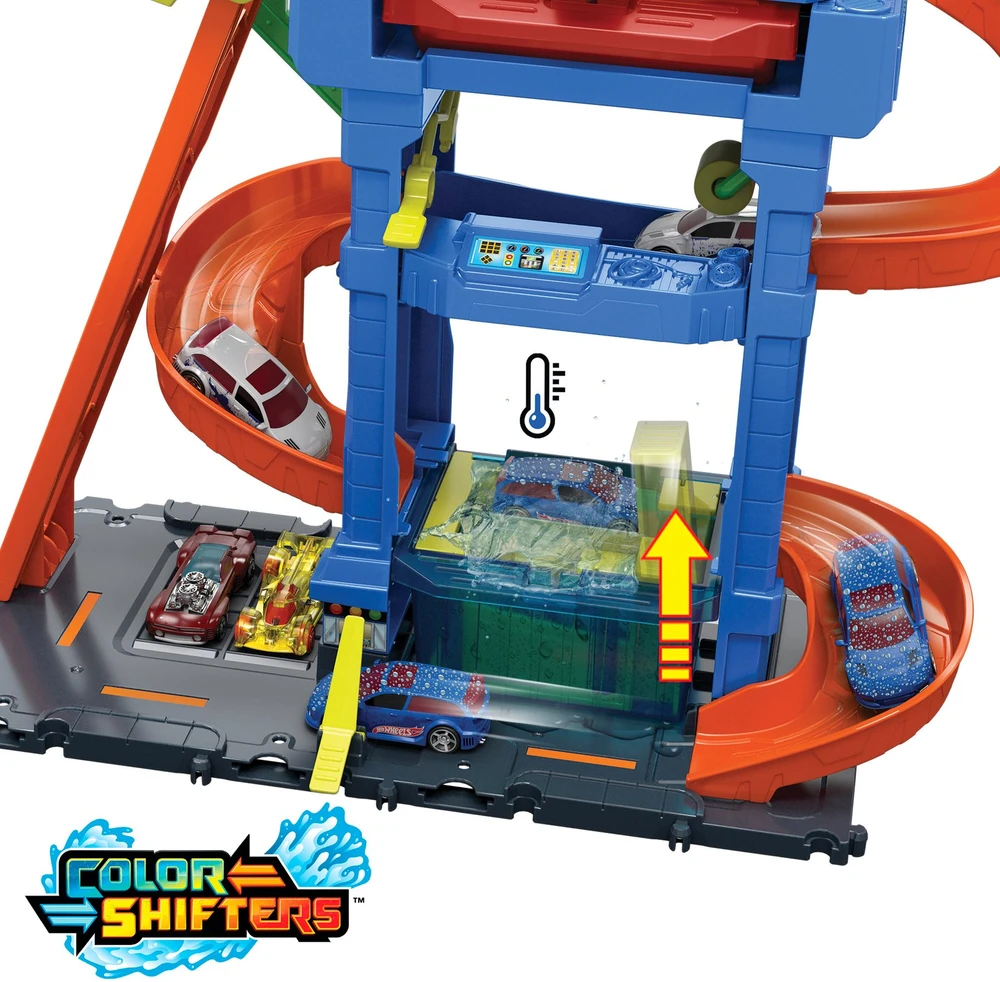 Mattel HOT WHEELS CITY rinkinys – Tunelinė autoplovykla (HTN80)