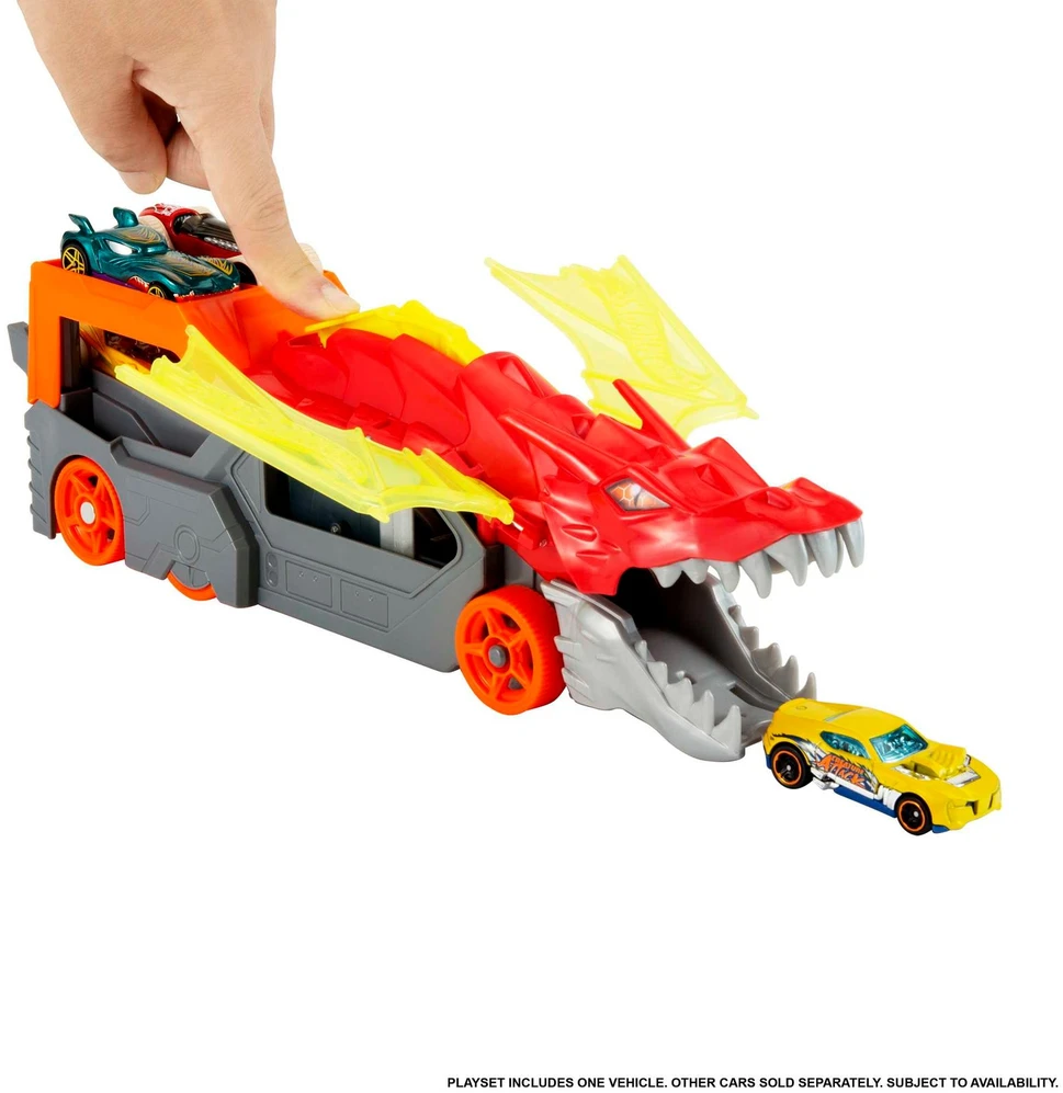Hot Wheels City transporteris „Drakono paleidiklis“