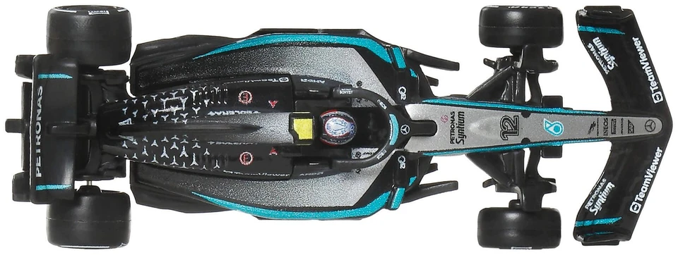 Mattel HOT WHEELS PREMIUM F1 dviejų Mercedes-Benz George Russel ir Kimi Antonelli bolidų rinkinys (JMM93)