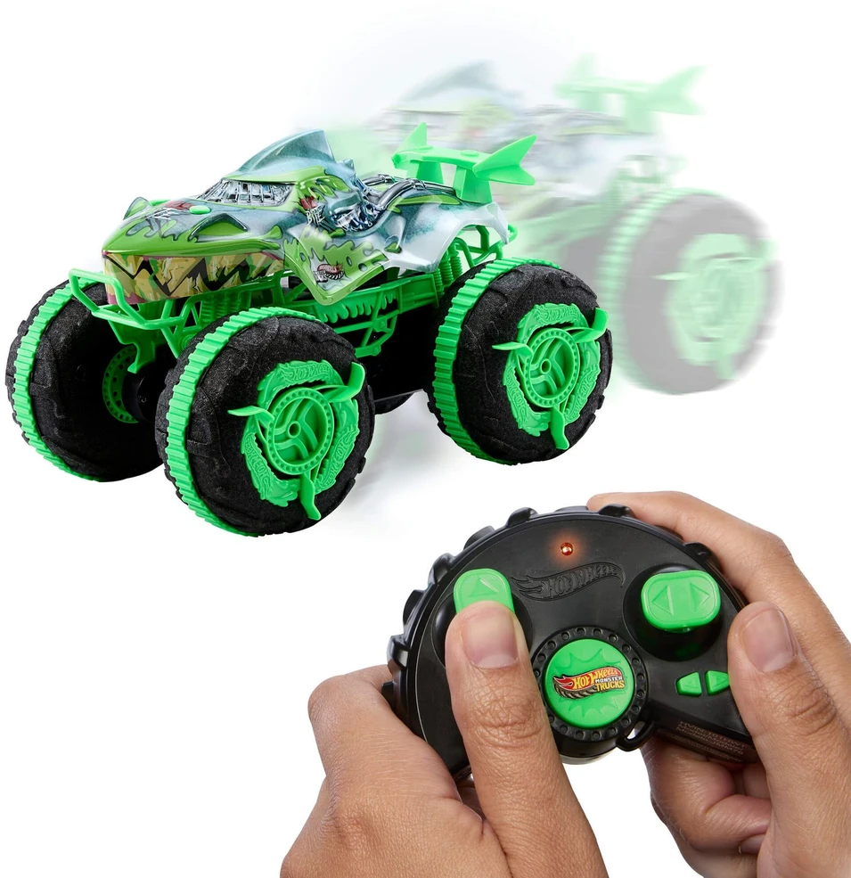 Mattel HOT WHEELS MONSTER TRUCKS RC automodelis – All-Terrain Great Bite (JMM76)