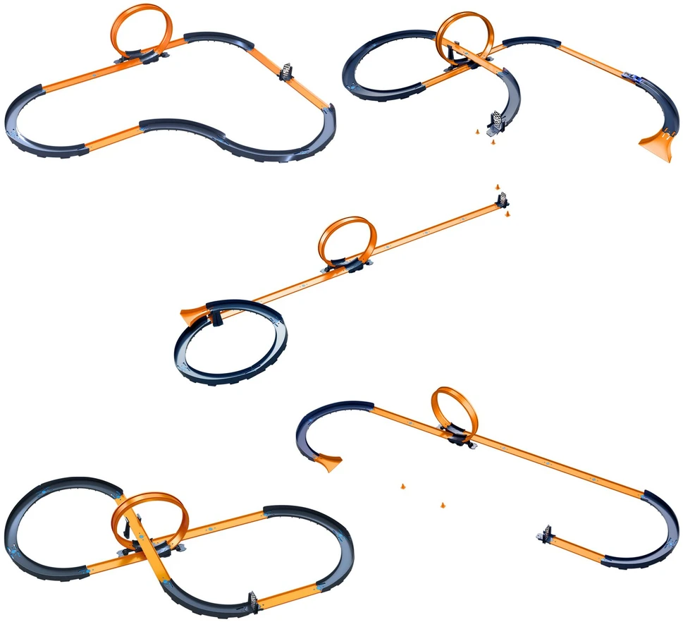 Automobilio ir trasos rinkinys Mattel „Hot Wheels“