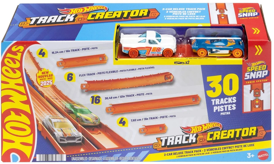 Mattel HOT WHEELS didysis trasų prailginimo rinkinys + 2 automodeliukai (JDW42)