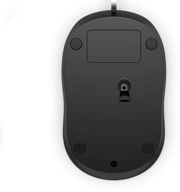 HP 1000 su laidu optinė pelė su 3 mygtukais ir 1000 DPI, juoda, 4QM14AA