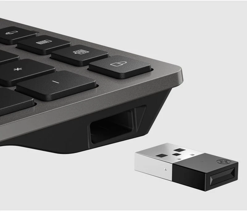 Klaviatūra HP 720 Dual-Mode belaidė 100% (full-size) juoda