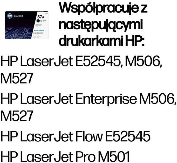 HP 87A juoda LaserJet tonerio kasetė