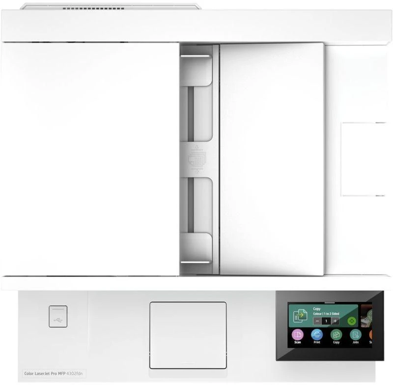 Hewlett Packard (HP) HP Color LaserJet Pro MFP 4302fdn All-in-One Spausdintuvas - A4 spalvotas lazerinis, Spausdinti/Kopijuoti/Dual-Side Scan, Auto-Duplex, Automatinis dokumentų tiektuvas, LAN, Faksas, 33ppm, 750-4000 puslapių mėnuo (pakeičia M479fdn)