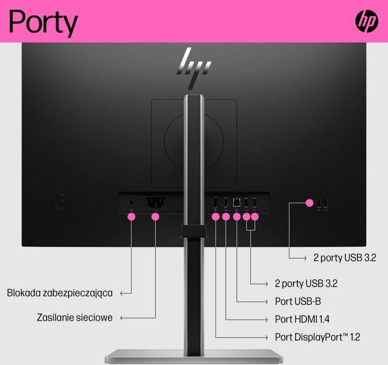 HP E24t G5 FHD jutiklinis monitorius