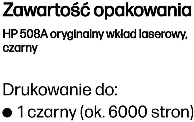 HP LaserJet 508X juodas toneris, 6000 psl
