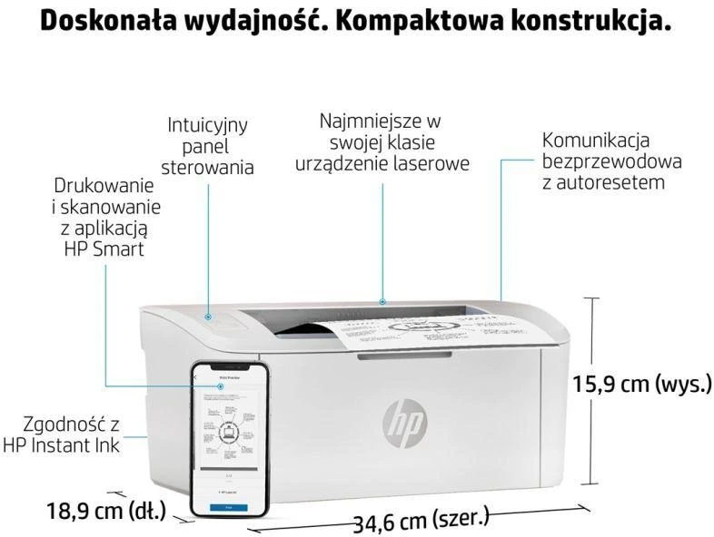 HP LASERJET PRO M110w spausdintuvas