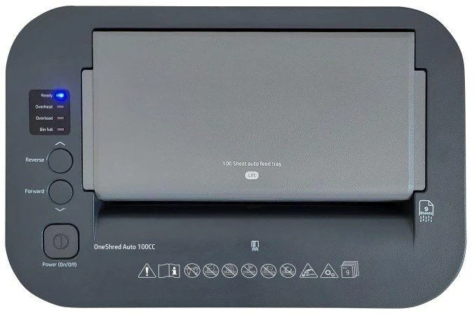 Popieriaus Smulkintuvas - HP Oneshred 100CC Baltas/Pilkas