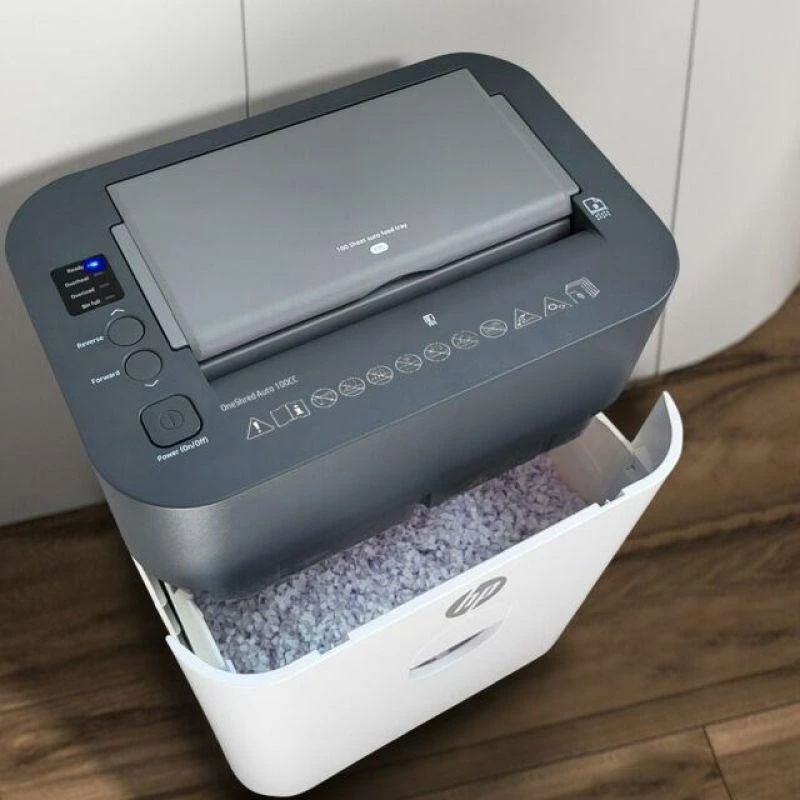 Popieriaus Smulkintuvas - HP Oneshred 100CC Baltas/Pilkas