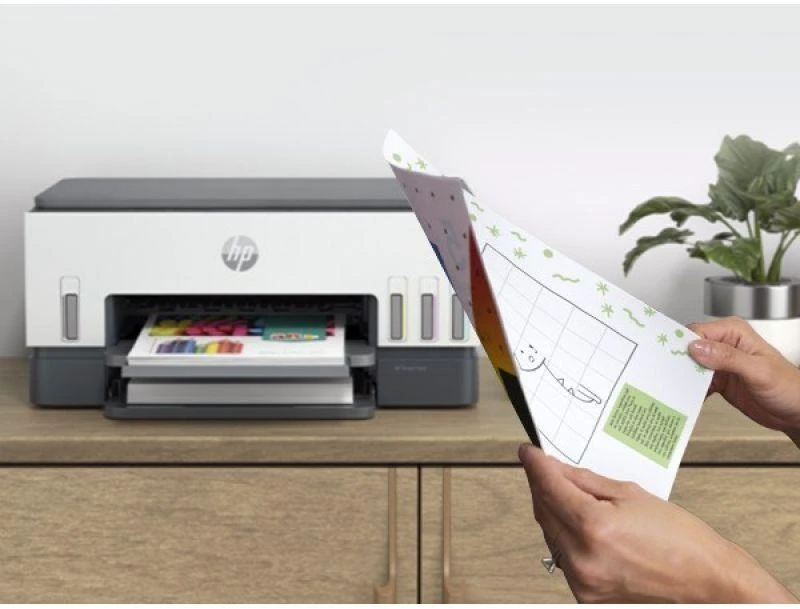 Daugiafunkcis rašalinis spausdintuvas HP Smart Tank 670, spausdinimas / kopijavimas / skenavimas, spalvotas, A4, papildoma rašalo talpykla, automatinis dvipusis, Wi-Fi