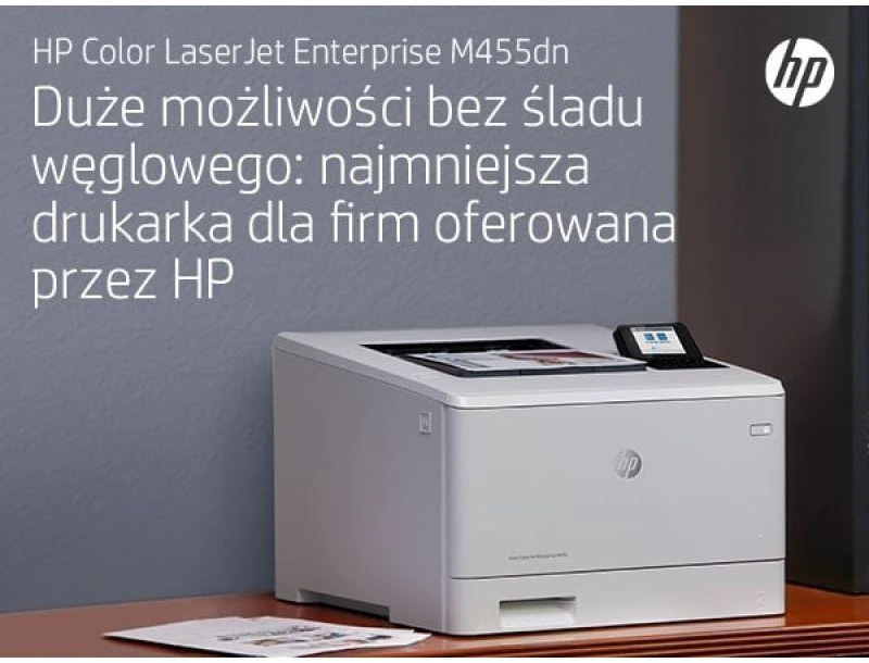 Hewlett Packard (HP) HP Color LaserJet Enterprise M455dn Spausdintuvas - A4 Color lazerinis, Spausdinimas, Automatinis dokumentų tiektuvas, Auto-Duplex, LAN, 27psl., 900-4800 puslapių per mėn.