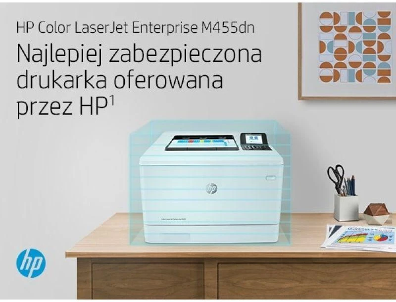 Hewlett Packard (HP) HP Color LaserJet Enterprise M455dn Spausdintuvas - A4 Color lazerinis, Spausdinimas, Automatinis dokumentų tiektuvas, Auto-Duplex, LAN, 27psl., 900-4800 puslapių per mėn.