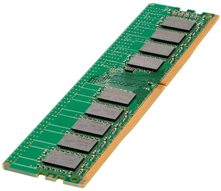 Hewlett Packard (HP) HPE 16 GB (1x16 GB) dvigubo rango x8 DDR4-3200 CAS-22-22-22 registruotosios „Smart Memory“ atminties rinkinys, 3200 MT/s, 288 kontaktų DIMM, ECC klaidų taisymo atminties modulis