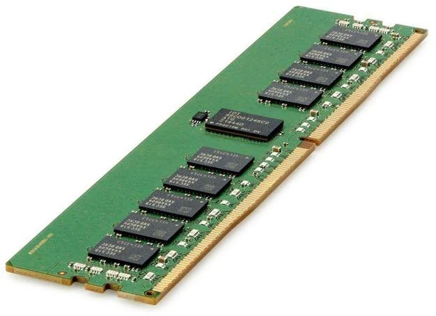 Hewlett Packard (HP) HPE 16 GB (1x16 GB) dvigubo rango x8 DDR4-3200 CAS-22-22-22 registruotosios „Smart Memory“ atminties rinkinys, 3200 MT/s, 288 kontaktų DIMM, ECC klaidų taisymo atminties modulis