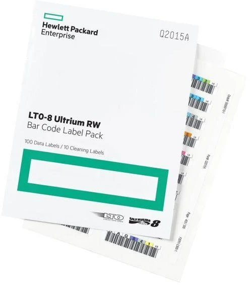 High Peak HPE LTO-8 Ultrium RW brūkšninio kodo etikečių rinkinys